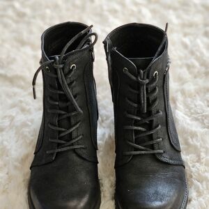White Mountain Black Ankle Booties